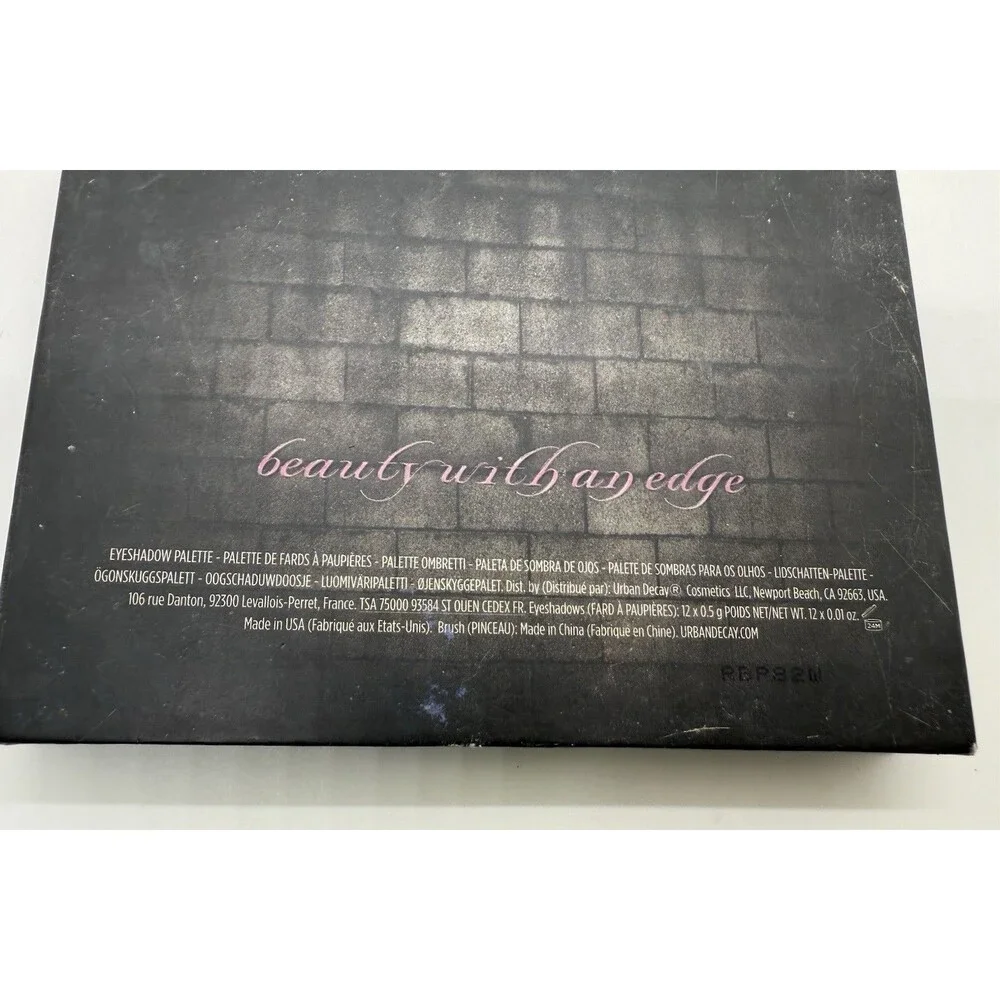 Urban‎ Decay Eyeshadow Palette Nocturnal Shadow Box & 7 Brushes Blue Read Descrp
